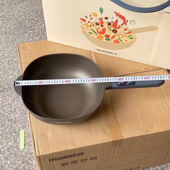 New Intermediate Color Pot 1.5L Capacity 18cm Multifunctional Boiling Pot Speed Control Electric Hot Pot Electric Fry Pan